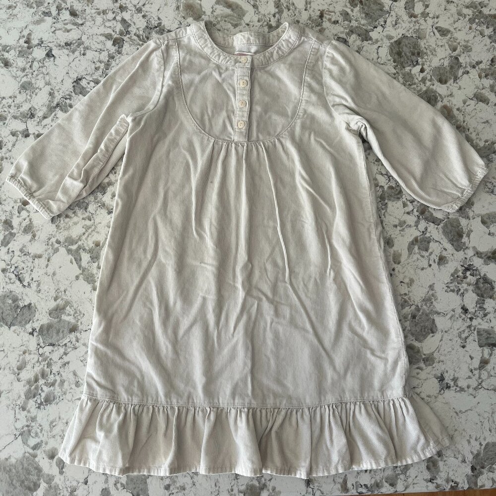 ecru corduroy dress sz 5T